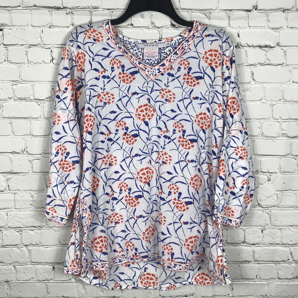Gretchen Scott 100% Cotton Tunic